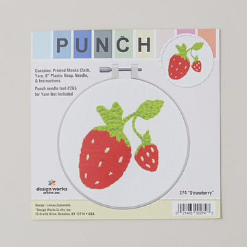 Strawberry Punch Needle Kit