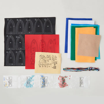 Stained Glass Felt Ornaments Kit