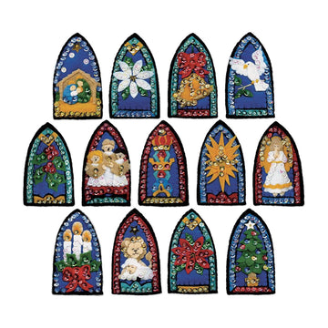 Stained Glass Felt Ornaments Kit