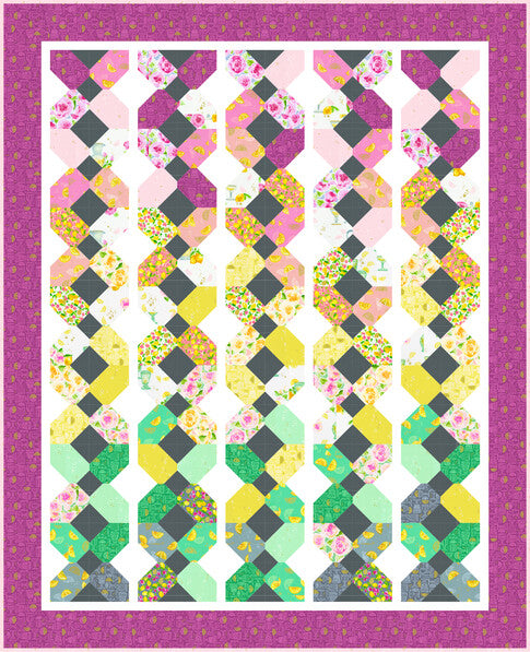 Dutch Braid Free Quilt Pattern by Elise Lea