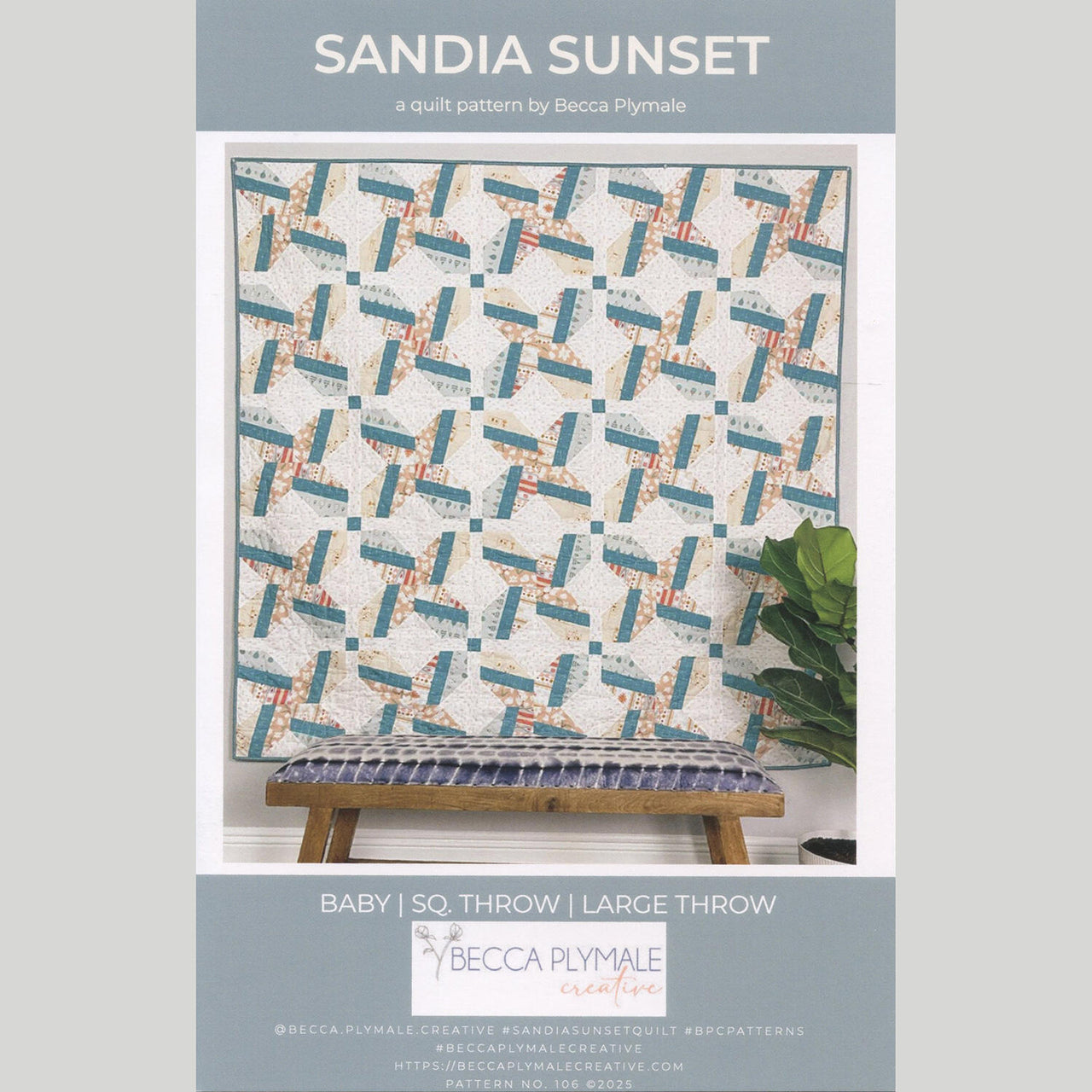 Sandia Sunset Quilt Pattern