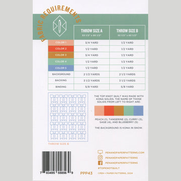 Top Knot Quilt Pattern