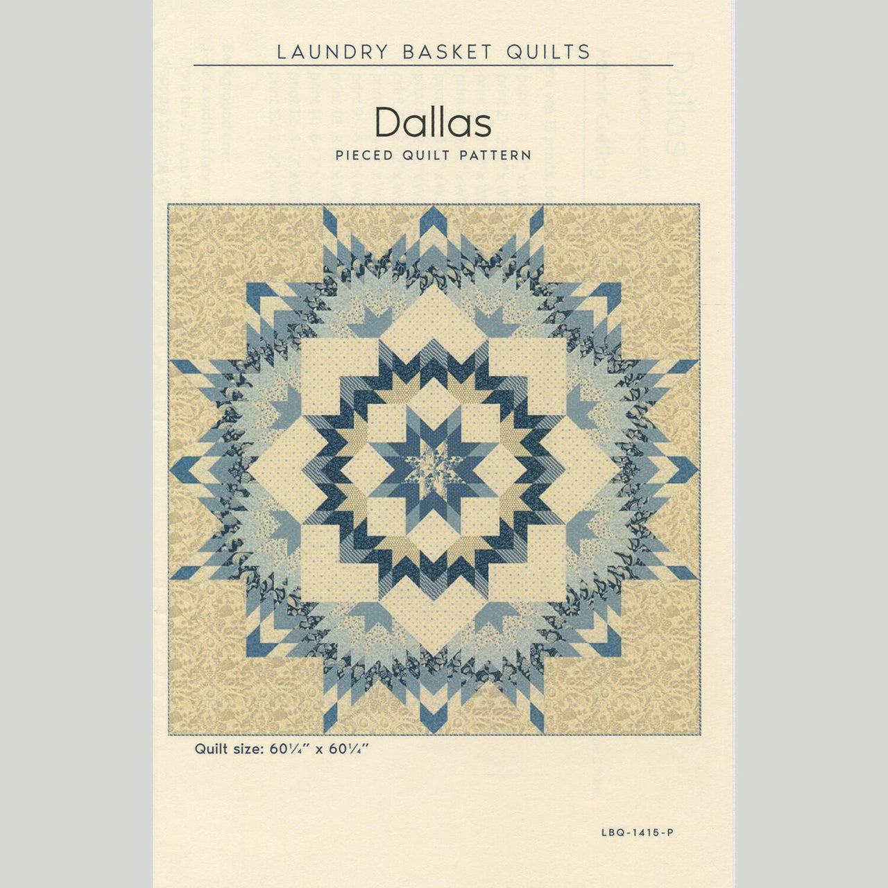 Dallas Quilt Pattern