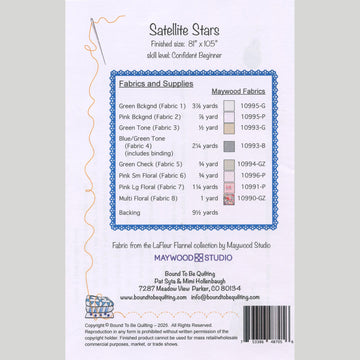 Satellite Stars Quilt Pattern
