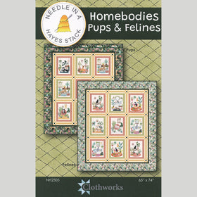 Homebodies Pups & Felines Quilt Pattern