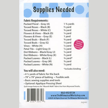 Moonlit Garden Quilt Pattern