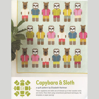 Capybara & Sloth Quilt Pattern