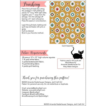 Mod Flowers Quilt Pattern