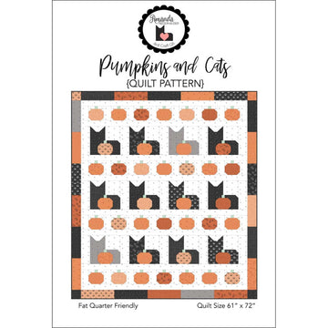 Pumpkins and Cats Quilt Pattern
