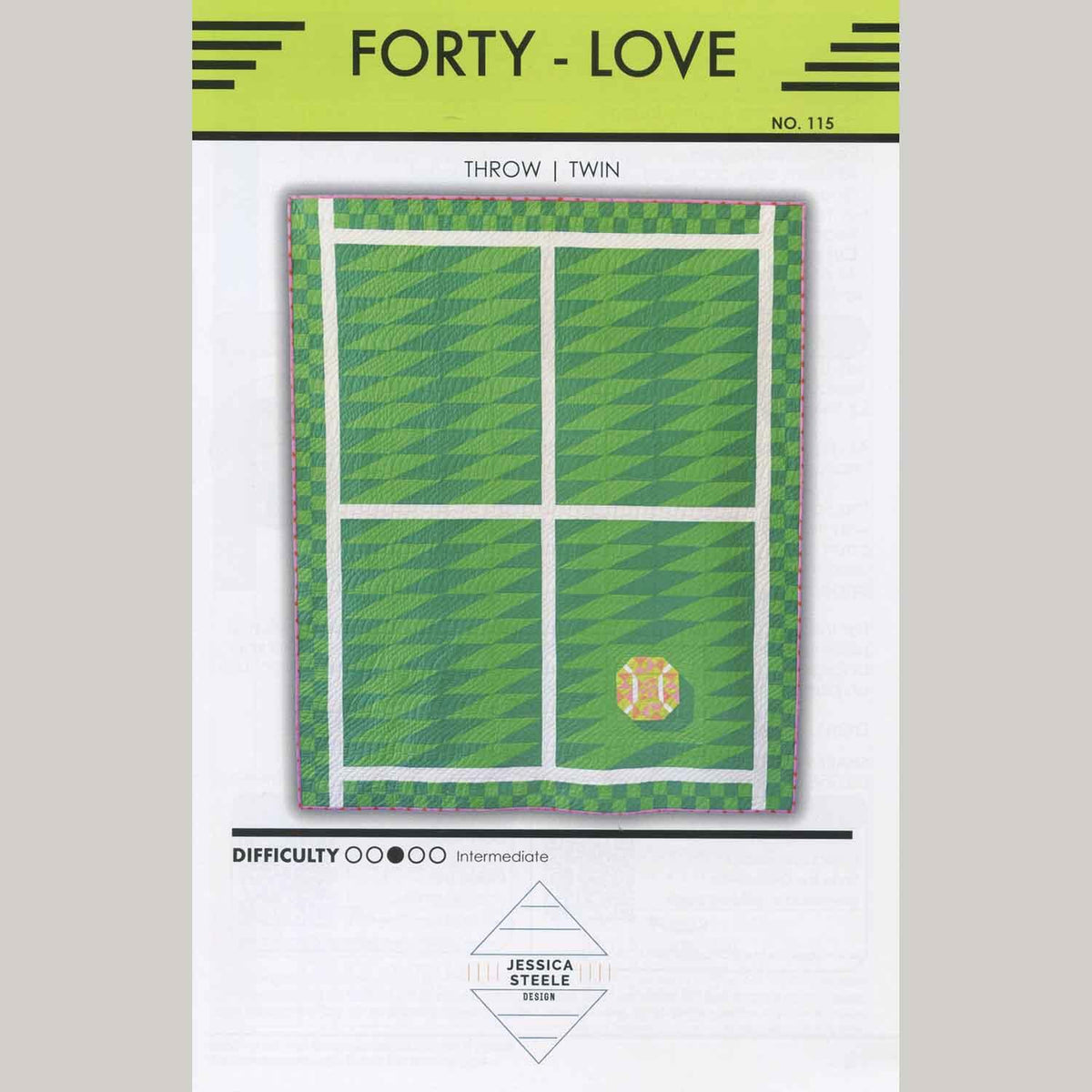 Forty-Love Quilt Pattern