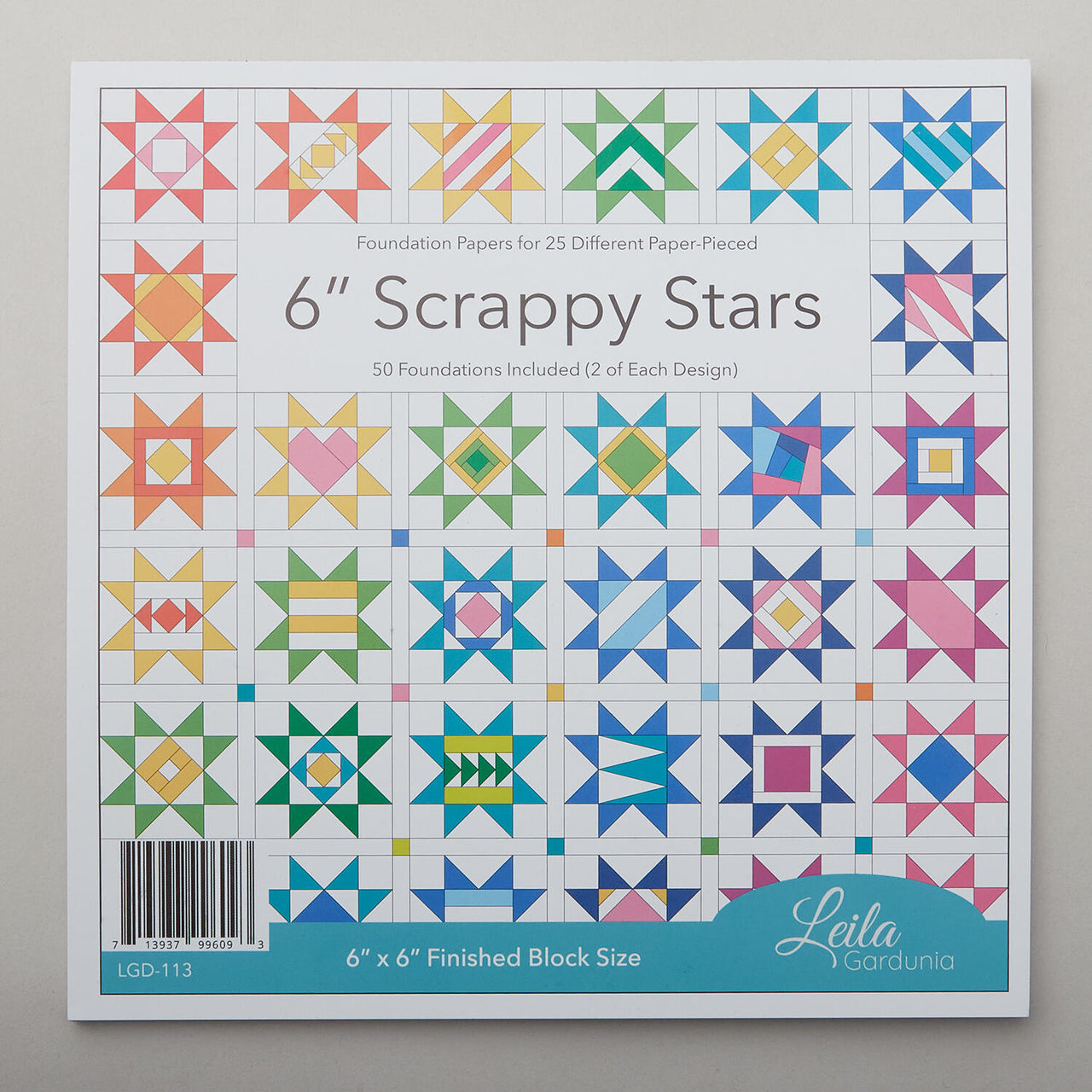 6" Scrappy Stars Foundation Paper-Piecing Pad