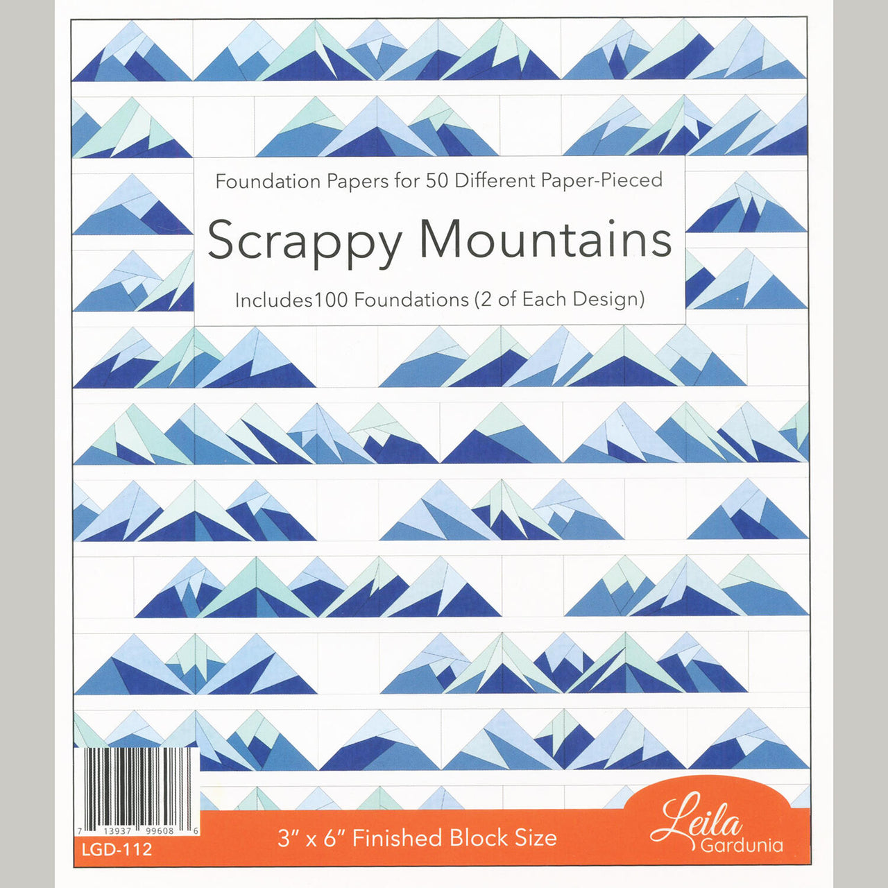 Scrappy Mountains Foundation Paper-Piecing Pad