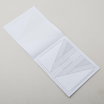 Scrappy Half-Rectangle Triangle Foundations Paper-Piecing Pad
