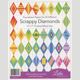 Scrappy Diamonds Foundation Paper-Piecing Pad