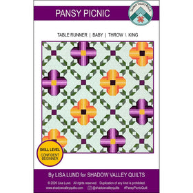 Pansy Picnic Quilt Pattern