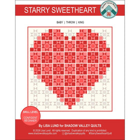 Starry Sweetheart Quilt Pattern