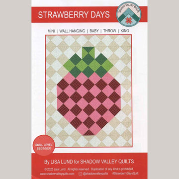 Strawberry Days Quilt Pattern