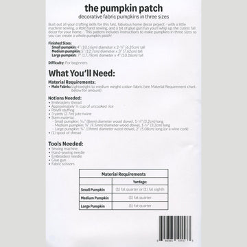 Pumpkin Patch Pattern