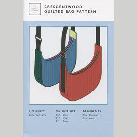 Crescentwood Quilted Bag Pattern