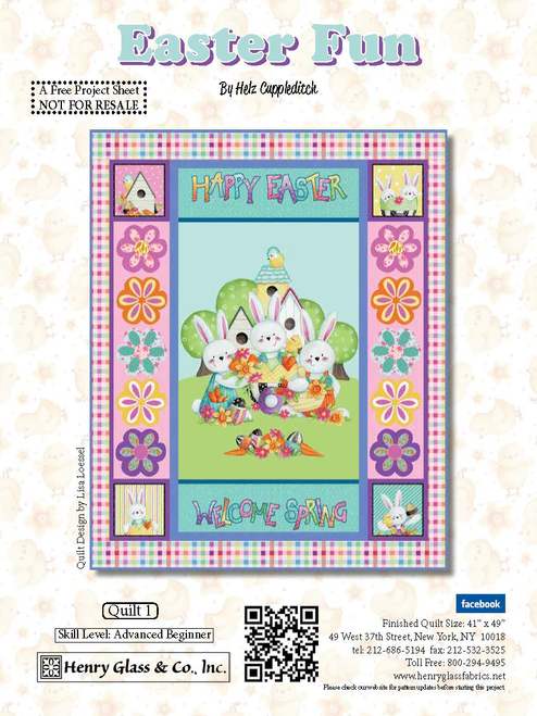 Easter Fun Quilt 1 Free Quilt Pattern