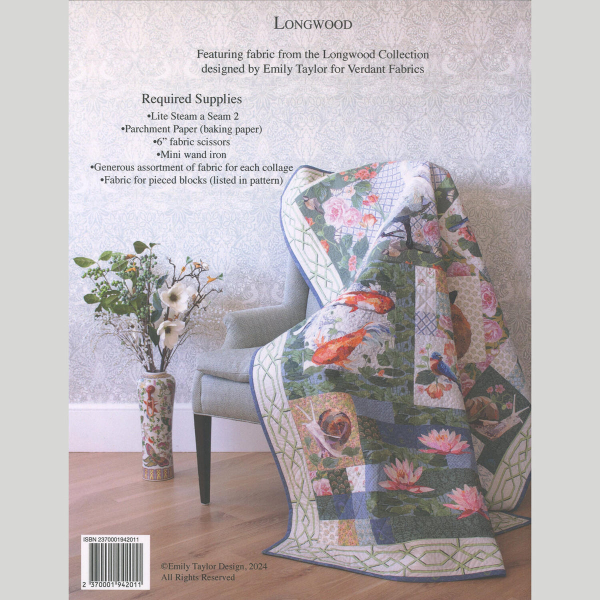 Longwood Parchment Pressing Collage Pattern