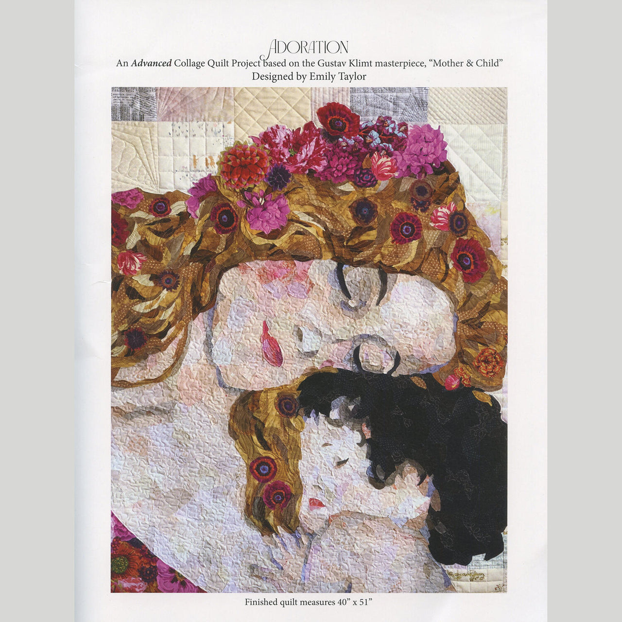 Adoration Collage Quilt Foundation Panel Pattern