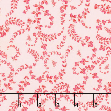 Garden Party - Creeping Clover Pink Yardage