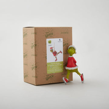 Jim Shore Dr. Seuss Grinch Ice Skating Ornament