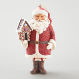Jim Shore Heartwood Creek Gingerbread Santa Ornament
