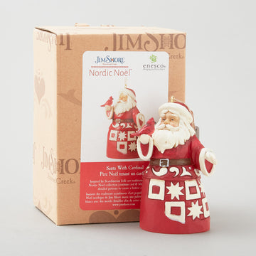 Jim Shore Heartwood Creek Nordic Noel Santa Ornament