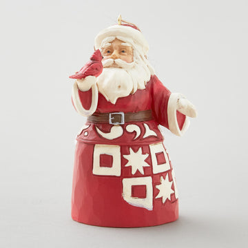 Jim Shore Heartwood Creek Nordic Noel Santa Ornament