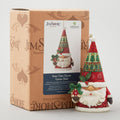 Jim Shore Heartwood Creek Santa Gnome with Gift Ornament