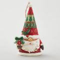 Jim Shore Heartwood Creek Santa Gnome with Gift Ornament