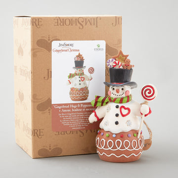 Jim Shore Heartwood Creek Gingerbread Snowman Figurine