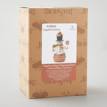 Jim Shore Heartwood Creek Gingerbread Snowman Figurine
