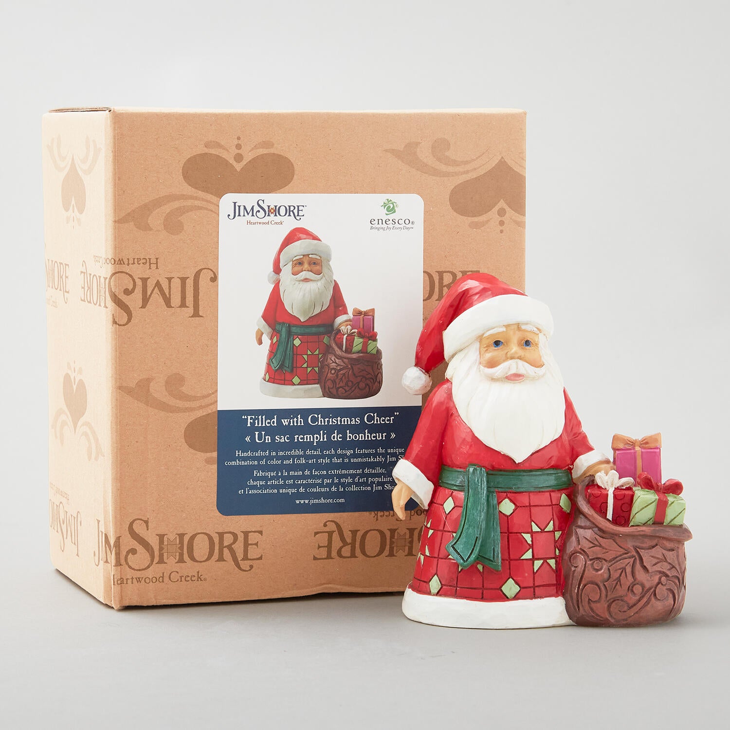 Jim shore☆Santa with Toybag Jim Shore Heartwood Creek Santa with Toy Bag Figurine