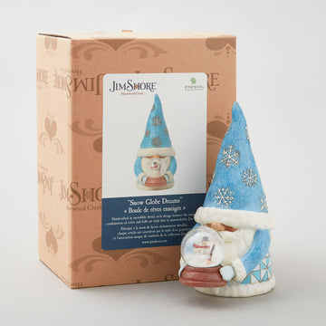Jim Shore Heartwood Creek Gnome with Mini Globe Figurine