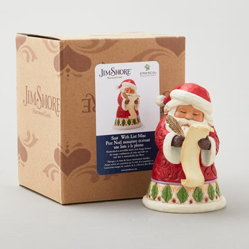 Jim Shore Heartwood Creek Santa Wish List Figurine