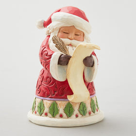 Jim Shore Heartwood Creek Santa Wish List Figurine