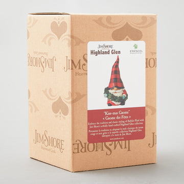 Jim Shore Heartwood Creek Highland Glen Gnome Wreath Figurine