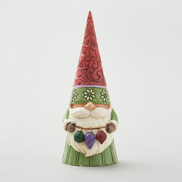 Jim Shore Heartwood Creek Christmas Gnome with Ornaments Figurine