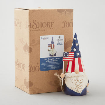 Jim Shore Heartwood Creek American Gnome Figurine