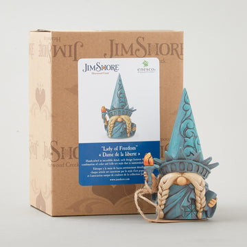 Jim Shore Heartwood Creek Lady of Freedom Gnome Figurine