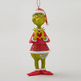 Jim Shore Dr. Seuss Grinch with Heart Hands Ornament