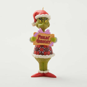Jim Shore Dr. Seuss Feelin' Grinchy Grinch Ornament