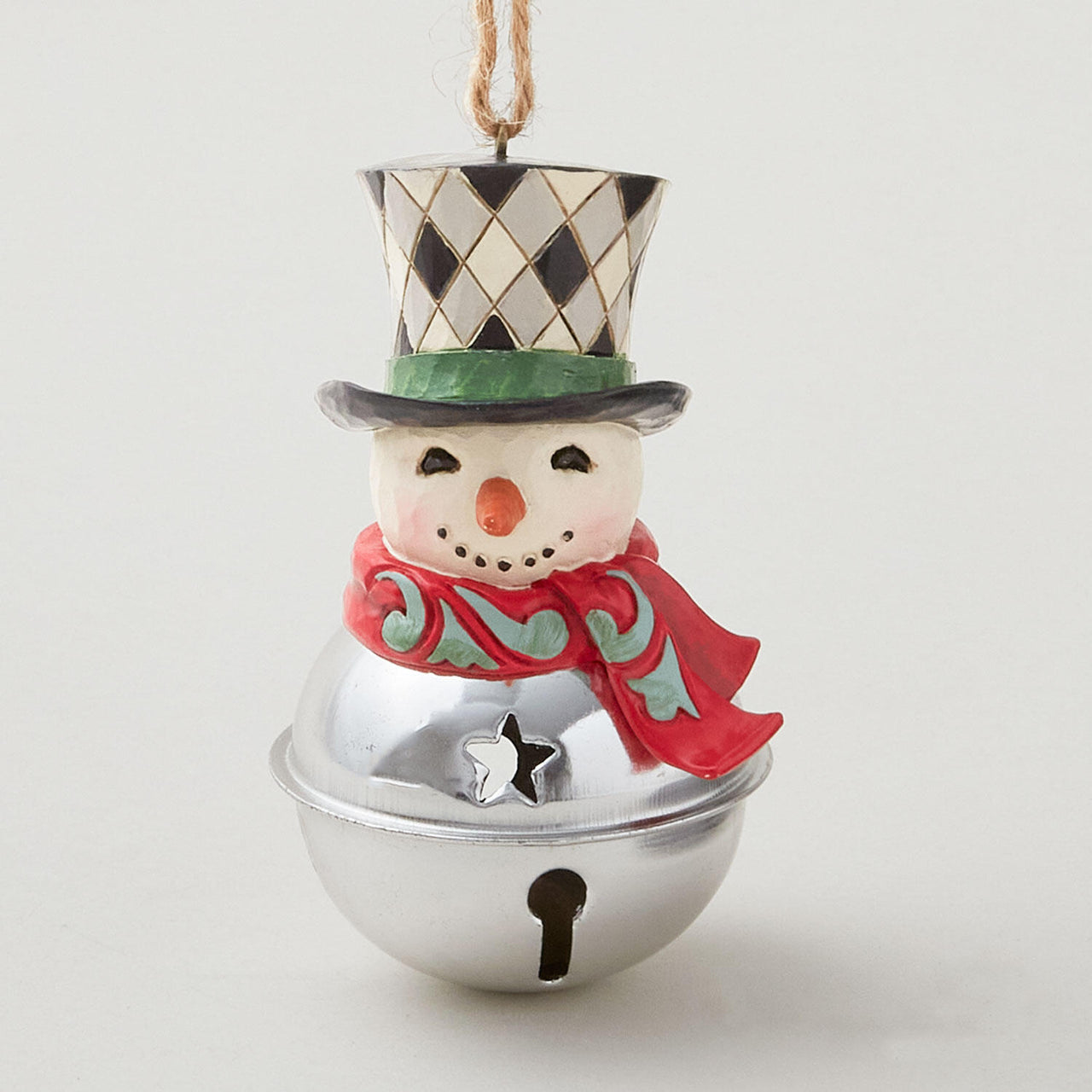 Jim Shore Heartwood Creek Highland Glen Snowman Ornament