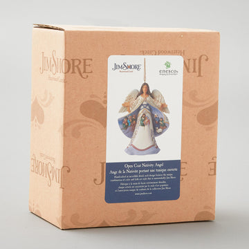 Jim Shore Heartwood Creek Angel Nativity Scene Coat Ornament