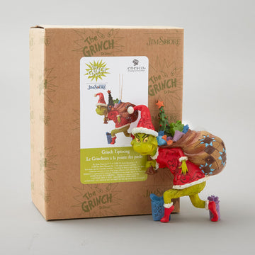 Jim Shore Dr. Seuss Grinch Tiptoeing Ornament
