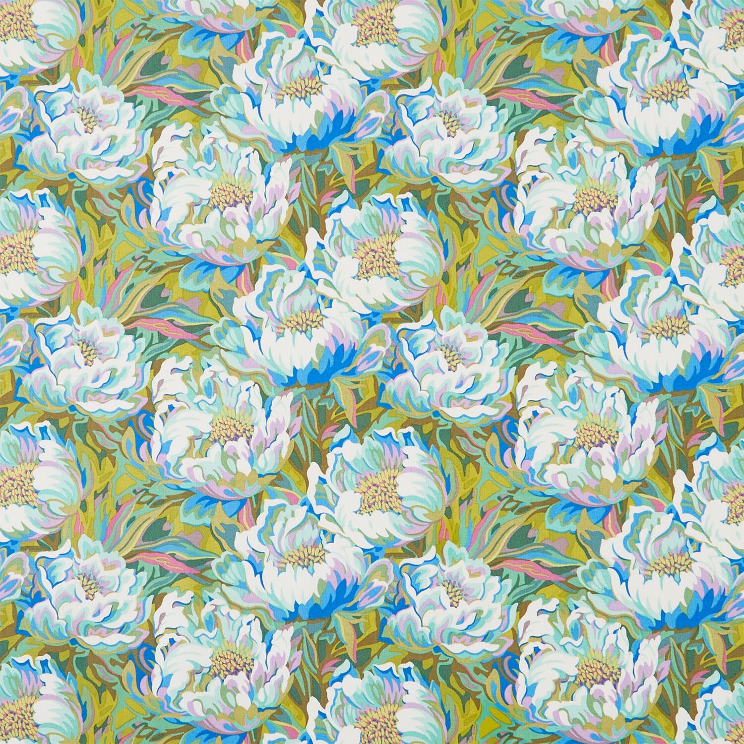 Full Bloom - Joy Blue Yardage