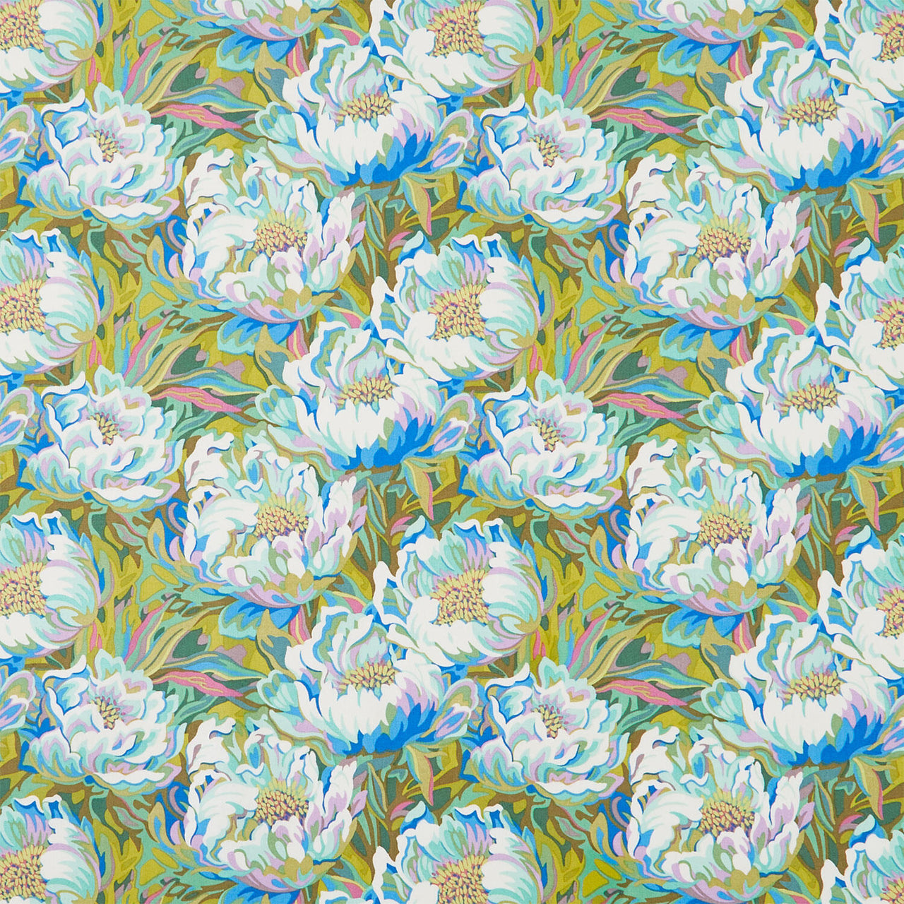 Full Bloom - Joy Blue Yardage